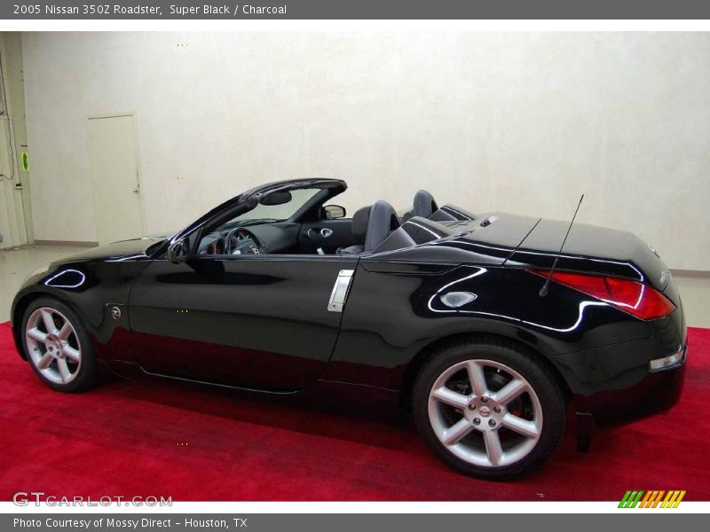 Super Black / Charcoal 2005 Nissan 350Z Roadster