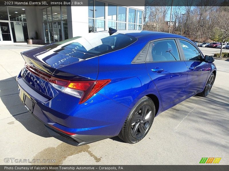 Intense Blue / Black 2023 Hyundai Elantra SEL