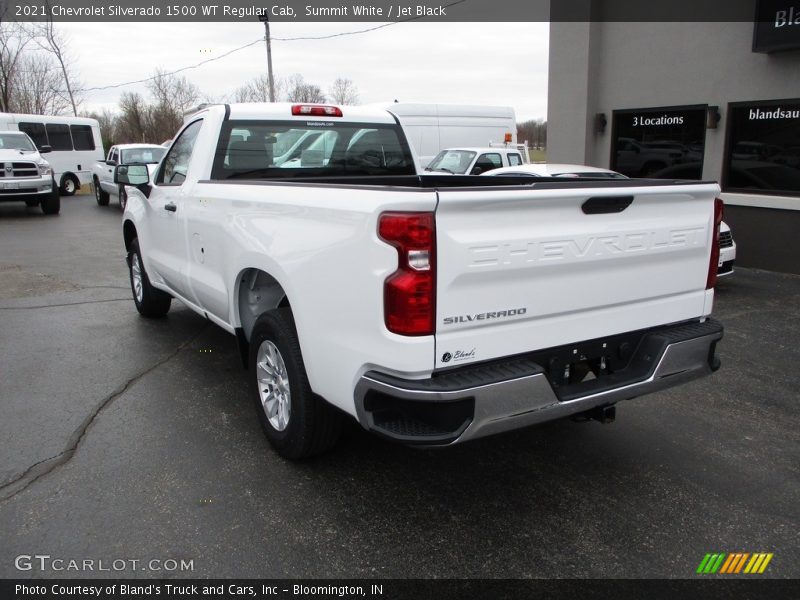 Summit White / Jet Black 2021 Chevrolet Silverado 1500 WT Regular Cab