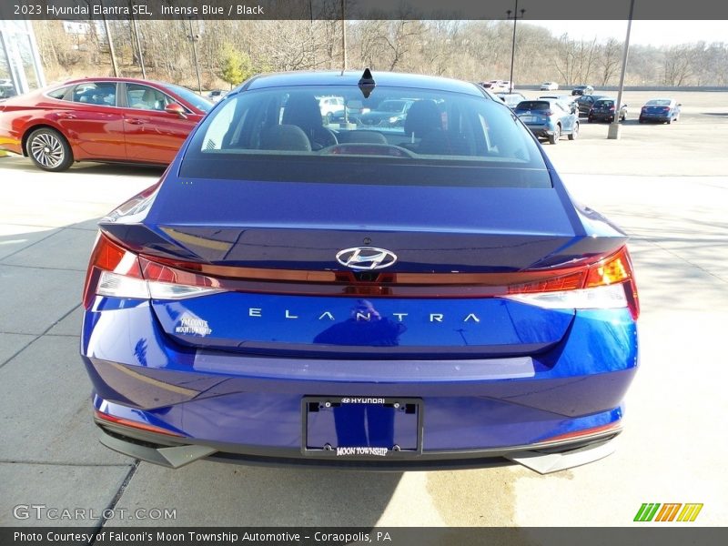 Intense Blue / Black 2023 Hyundai Elantra SEL