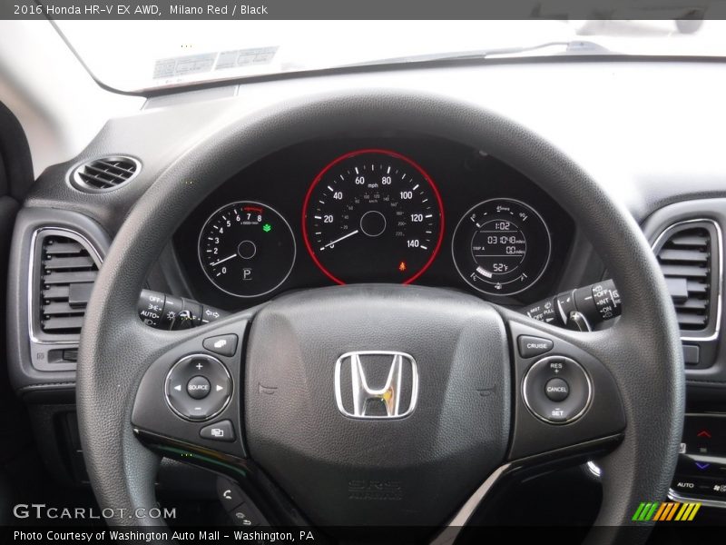 Milano Red / Black 2016 Honda HR-V EX AWD