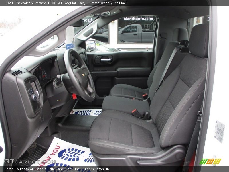 Summit White / Jet Black 2021 Chevrolet Silverado 1500 WT Regular Cab