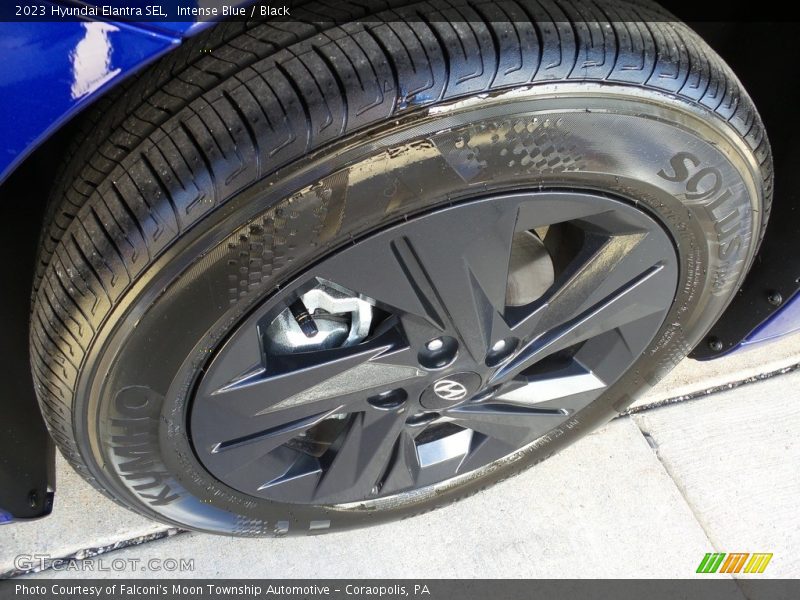 Intense Blue / Black 2023 Hyundai Elantra SEL
