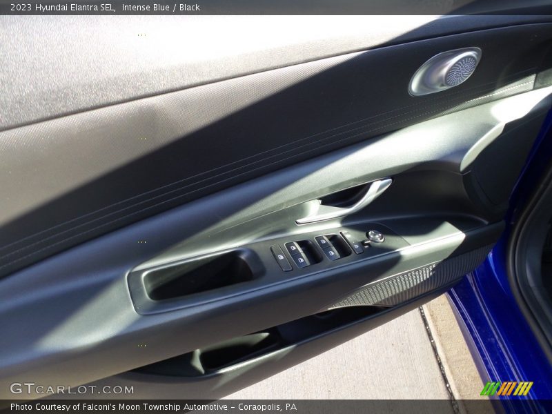 Intense Blue / Black 2023 Hyundai Elantra SEL