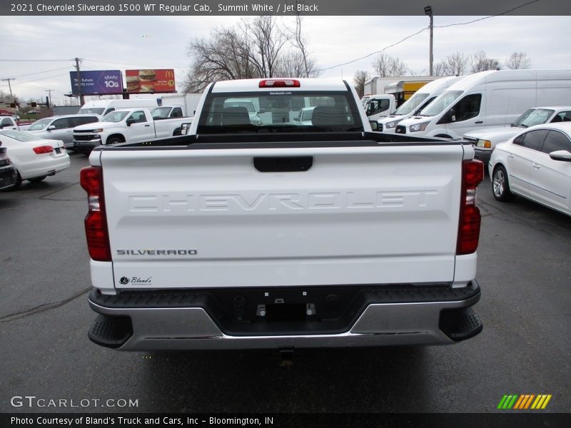 Summit White / Jet Black 2021 Chevrolet Silverado 1500 WT Regular Cab