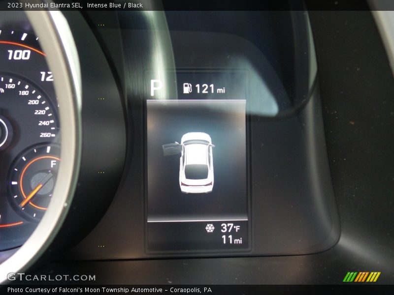 Intense Blue / Black 2023 Hyundai Elantra SEL