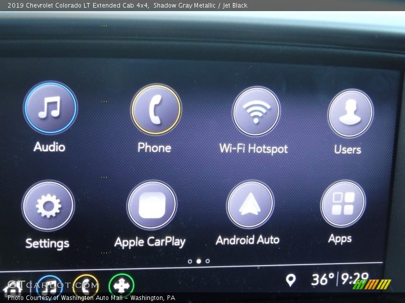 Shadow Gray Metallic / Jet Black 2019 Chevrolet Colorado LT Extended Cab 4x4