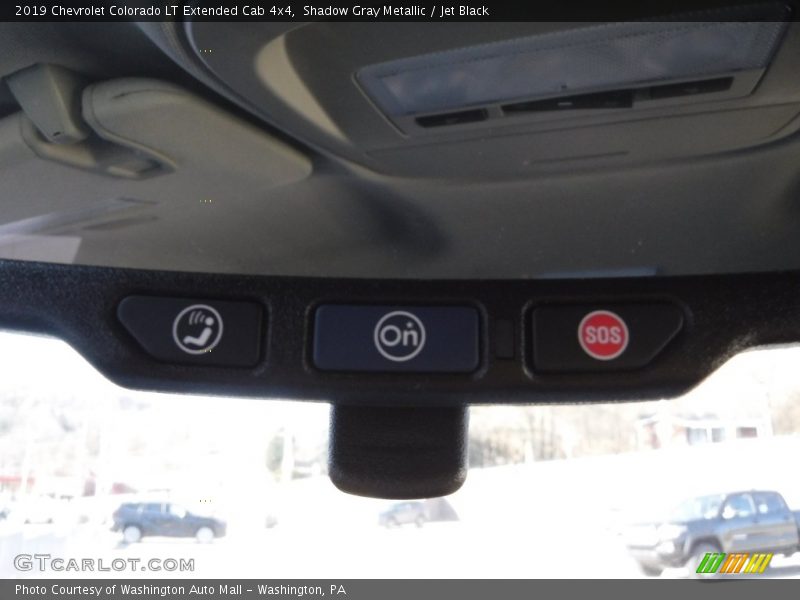 Shadow Gray Metallic / Jet Black 2019 Chevrolet Colorado LT Extended Cab 4x4