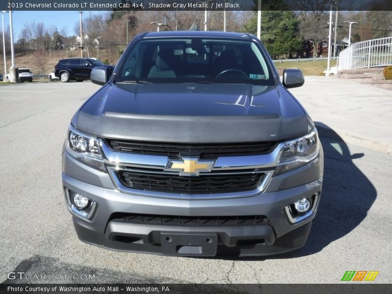 Shadow Gray Metallic / Jet Black 2019 Chevrolet Colorado LT Extended Cab 4x4
