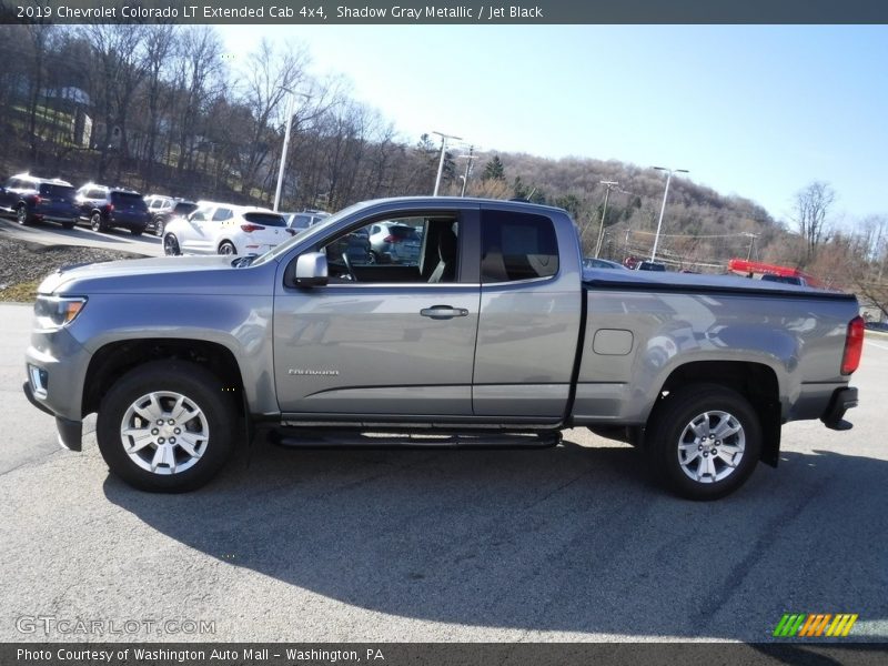 Shadow Gray Metallic / Jet Black 2019 Chevrolet Colorado LT Extended Cab 4x4
