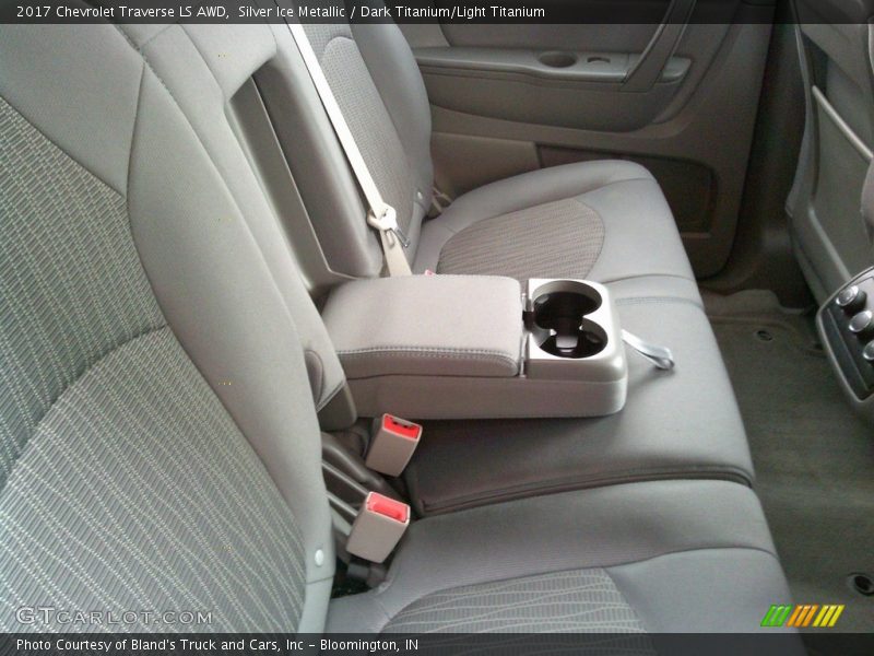 Silver Ice Metallic / Dark Titanium/Light Titanium 2017 Chevrolet Traverse LS AWD