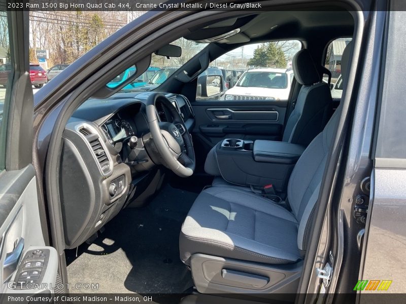 Granite Crystal Metallic / Diesel Gray/Black 2023 Ram 1500 Big Horn Quad Cab 4x4