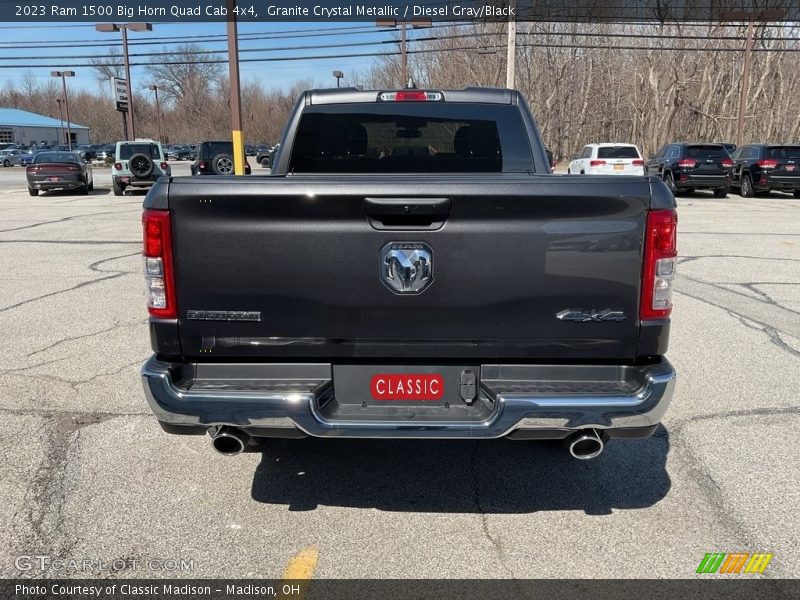 Granite Crystal Metallic / Diesel Gray/Black 2023 Ram 1500 Big Horn Quad Cab 4x4