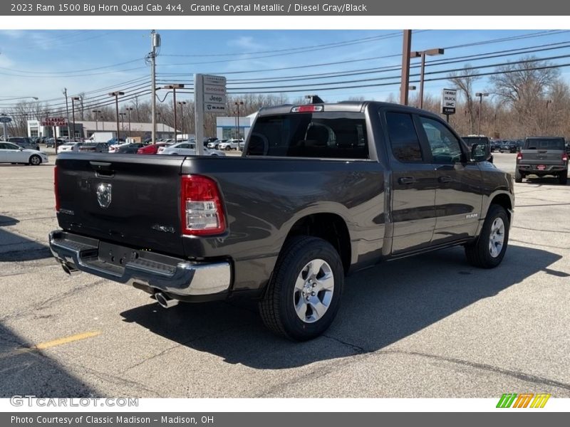 Granite Crystal Metallic / Diesel Gray/Black 2023 Ram 1500 Big Horn Quad Cab 4x4