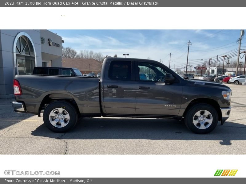 Granite Crystal Metallic / Diesel Gray/Black 2023 Ram 1500 Big Horn Quad Cab 4x4