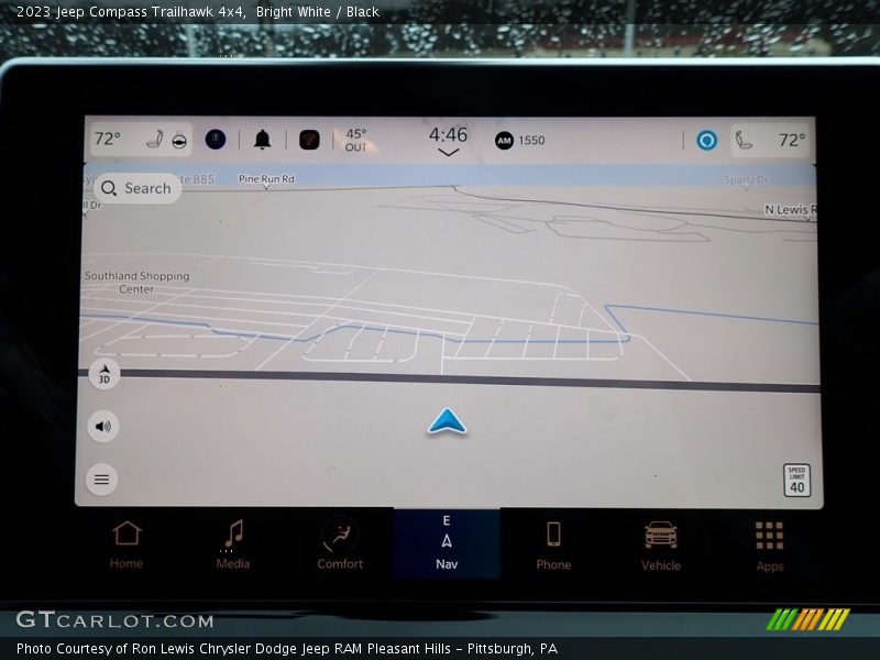 Bright White / Black 2023 Jeep Compass Trailhawk 4x4