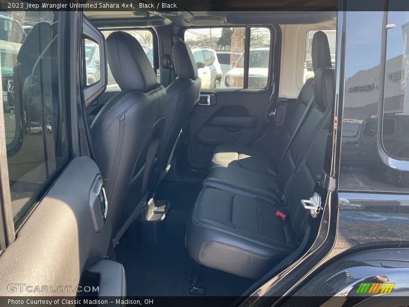 Black / Black 2023 Jeep Wrangler Unlimited Sahara 4x4