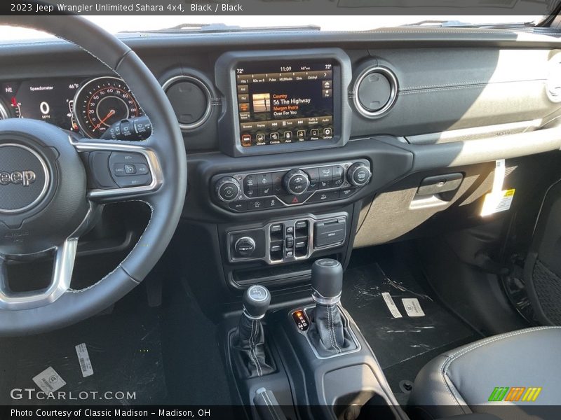 Black / Black 2023 Jeep Wrangler Unlimited Sahara 4x4