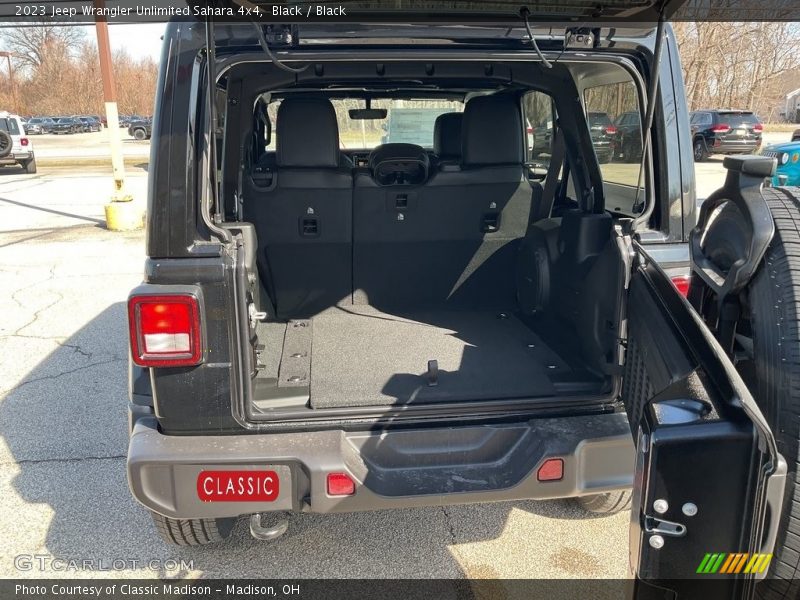 Black / Black 2023 Jeep Wrangler Unlimited Sahara 4x4