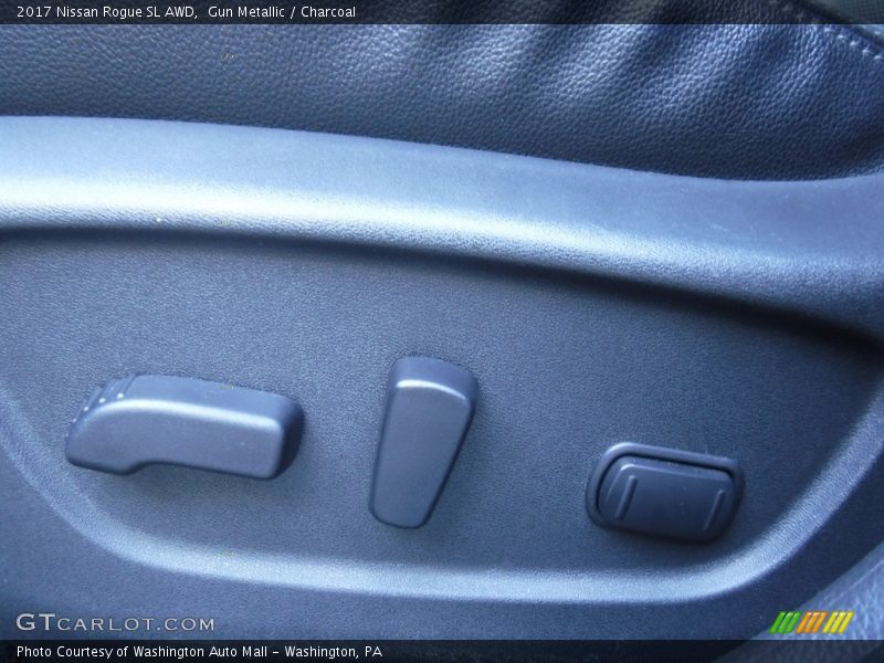 Gun Metallic / Charcoal 2017 Nissan Rogue SL AWD