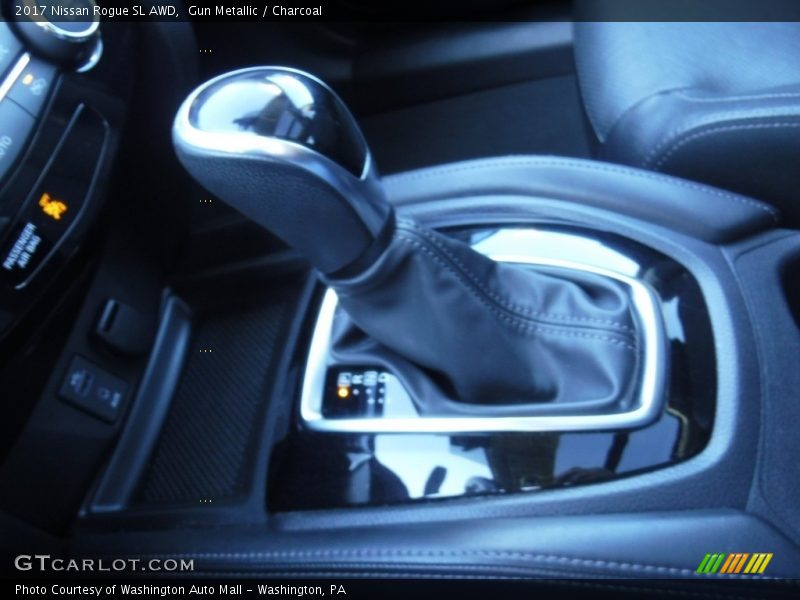 Gun Metallic / Charcoal 2017 Nissan Rogue SL AWD