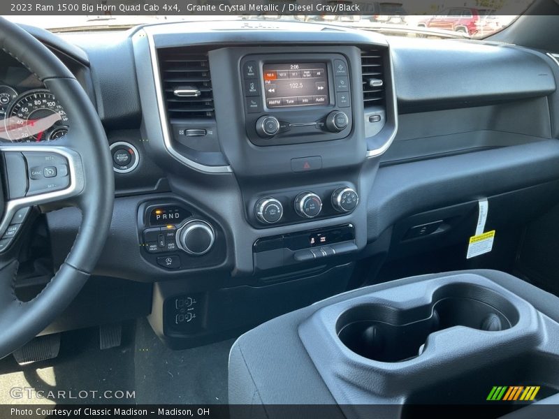 Granite Crystal Metallic / Diesel Gray/Black 2023 Ram 1500 Big Horn Quad Cab 4x4