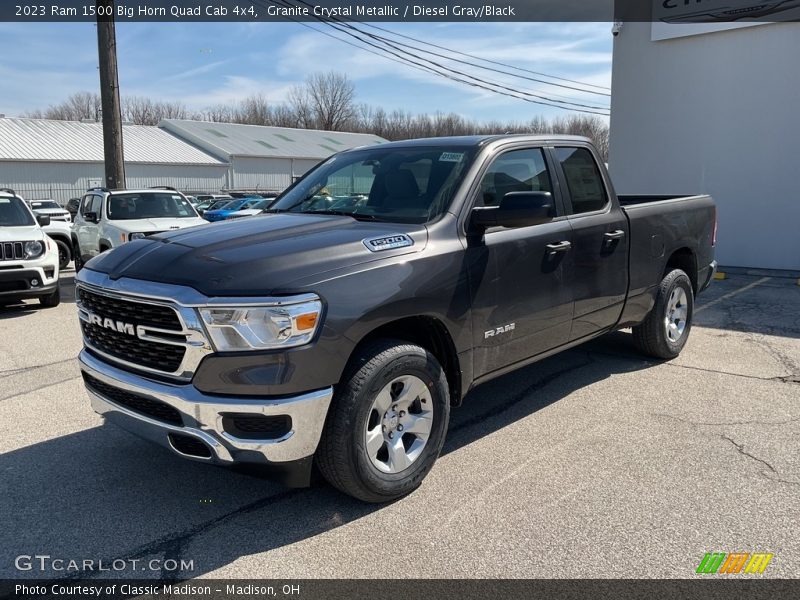 Granite Crystal Metallic / Diesel Gray/Black 2023 Ram 1500 Big Horn Quad Cab 4x4