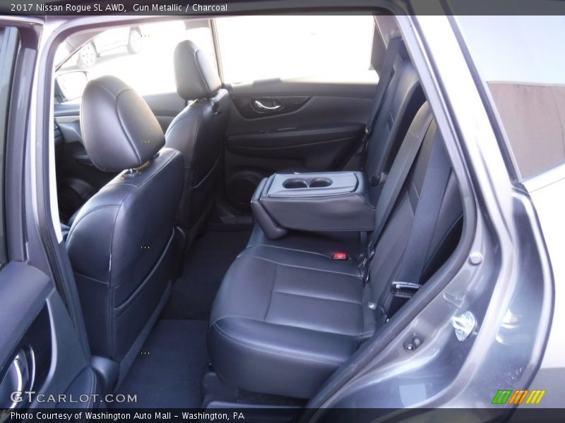 Gun Metallic / Charcoal 2017 Nissan Rogue SL AWD