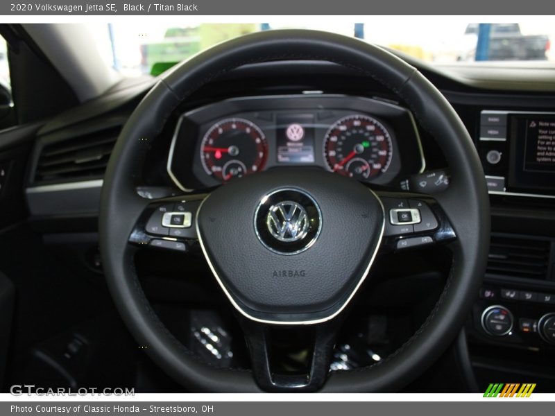 Black / Titan Black 2020 Volkswagen Jetta SE