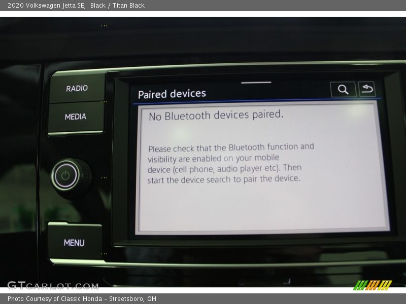 Black / Titan Black 2020 Volkswagen Jetta SE