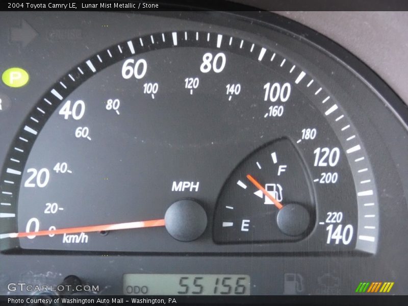 Lunar Mist Metallic / Stone 2004 Toyota Camry LE