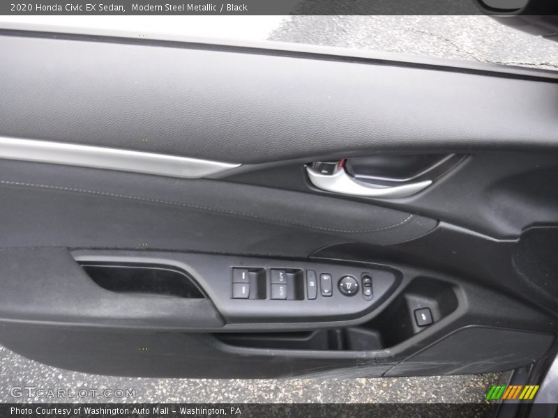 Modern Steel Metallic / Black 2020 Honda Civic EX Sedan