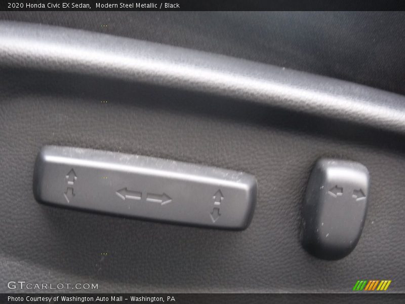 Modern Steel Metallic / Black 2020 Honda Civic EX Sedan