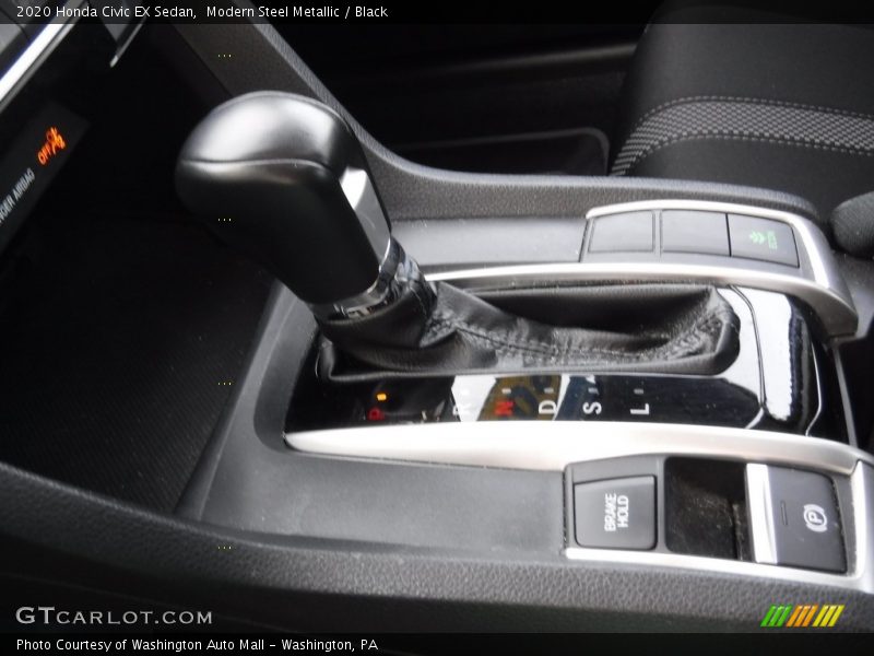 Modern Steel Metallic / Black 2020 Honda Civic EX Sedan