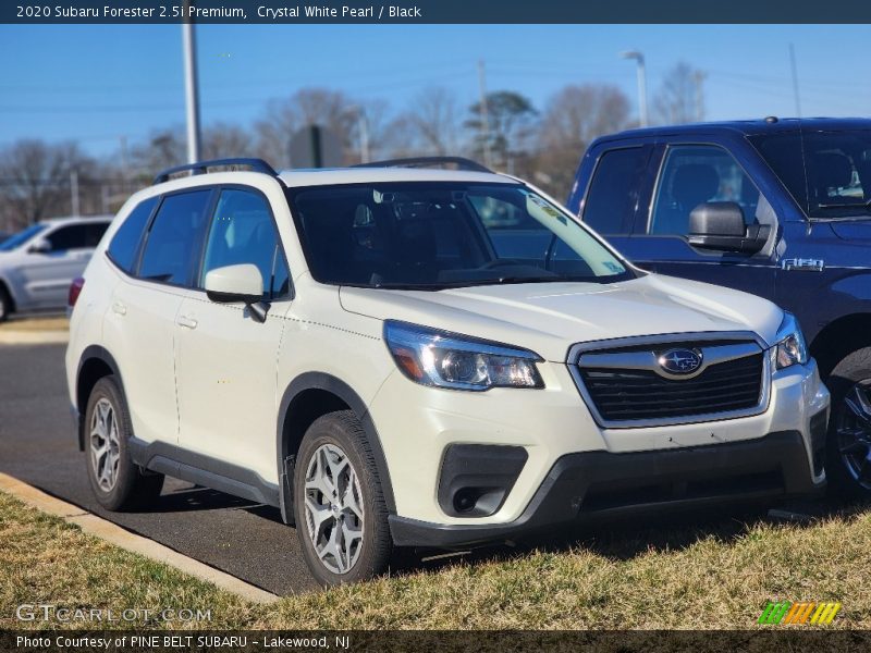 Crystal White Pearl / Black 2020 Subaru Forester 2.5i Premium