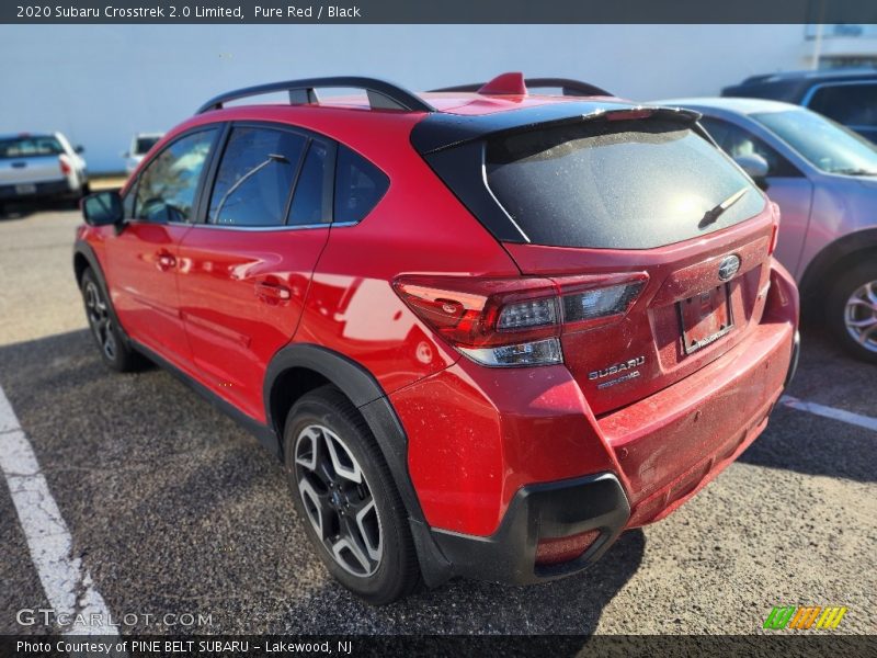 Pure Red / Black 2020 Subaru Crosstrek 2.0 Limited