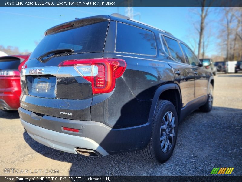 Ebony Twilight Metallic / Jet Black 2020 GMC Acadia SLE AWD