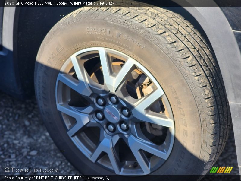 Ebony Twilight Metallic / Jet Black 2020 GMC Acadia SLE AWD