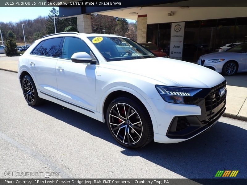  2019 Q8 55 Prestige quattro Carrara White