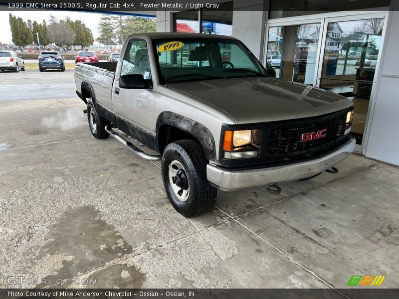 Front 3/4 View of 1999 Sierra 2500 SL Regular Cab 4x4