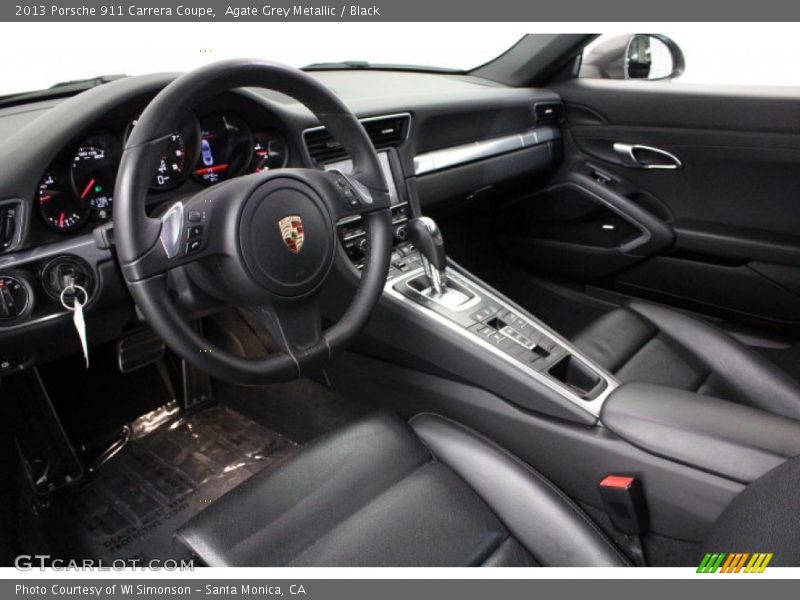 Agate Grey Metallic / Black 2013 Porsche 911 Carrera Coupe