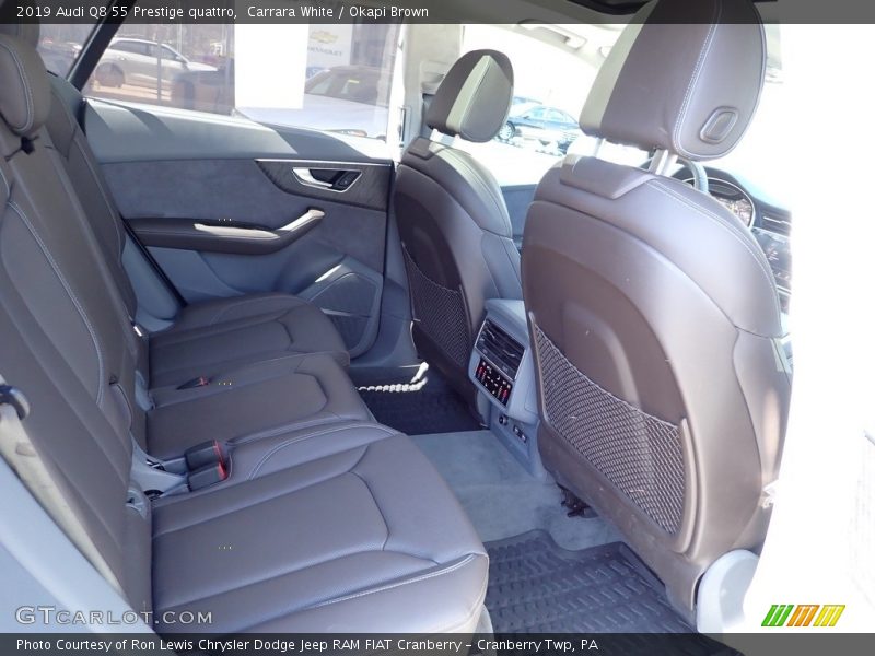 Rear Seat of 2019 Q8 55 Prestige quattro