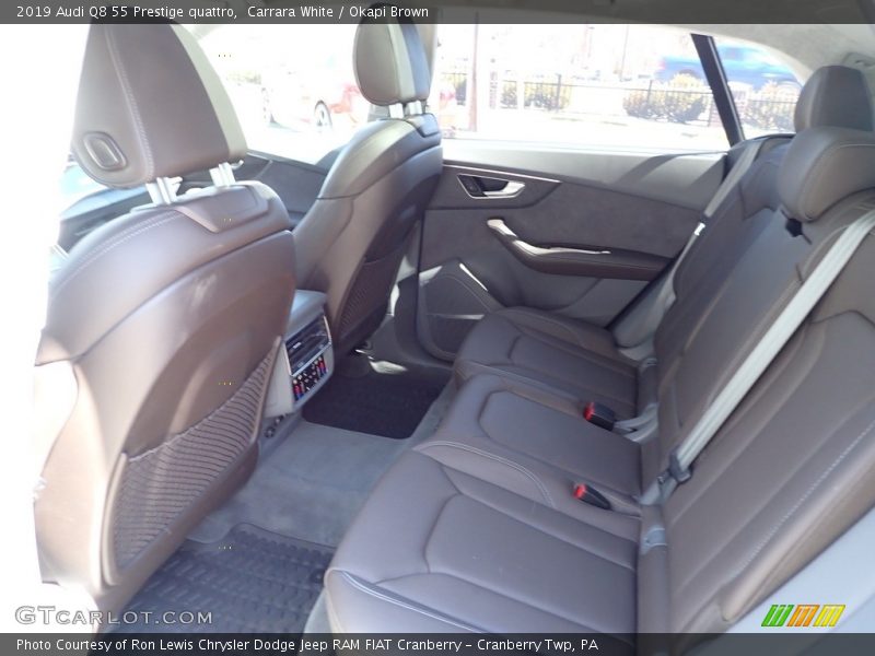 Rear Seat of 2019 Q8 55 Prestige quattro