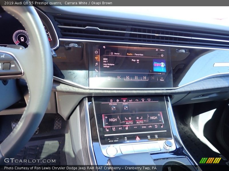 Controls of 2019 Q8 55 Prestige quattro