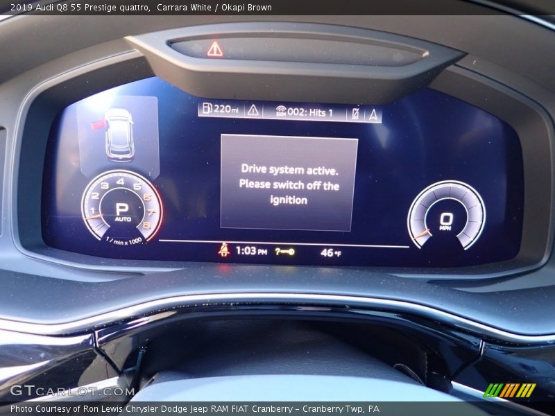  2019 Q8 55 Prestige quattro 55 Prestige quattro Gauges