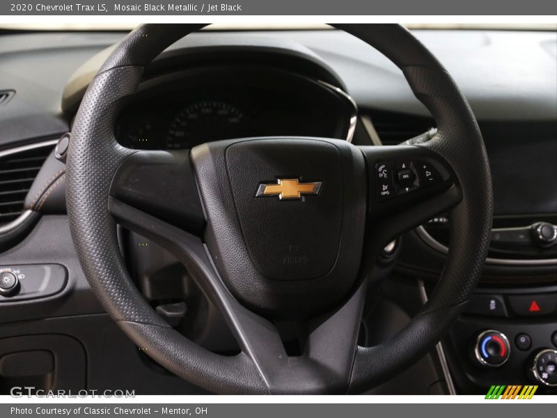 Mosaic Black Metallic / Jet Black 2020 Chevrolet Trax LS