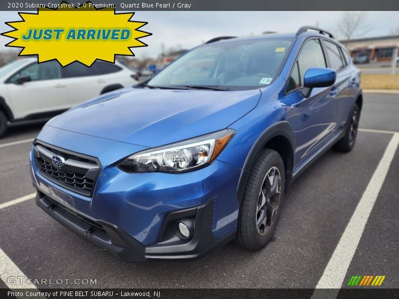 Quartz Blue Pearl / Gray 2020 Subaru Crosstrek 2.0 Premium