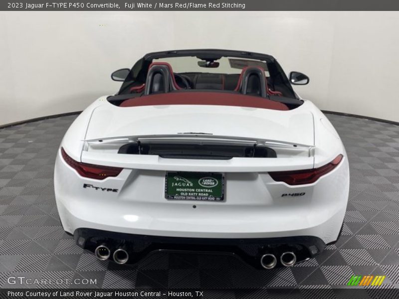 Fuji White / Mars Red/Flame Red Stitching 2023 Jaguar F-TYPE P450 Convertible