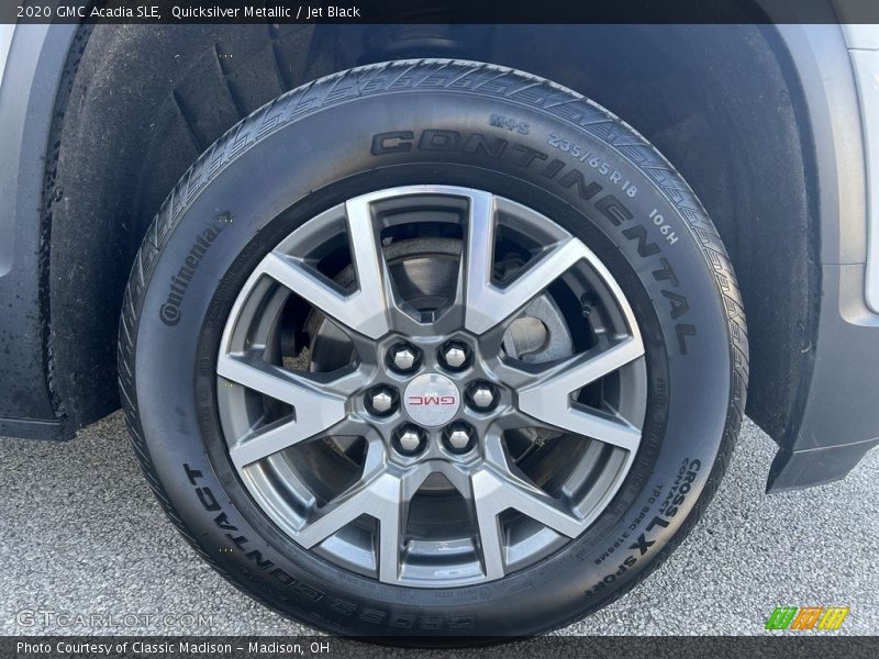 Quicksilver Metallic / Jet Black 2020 GMC Acadia SLE