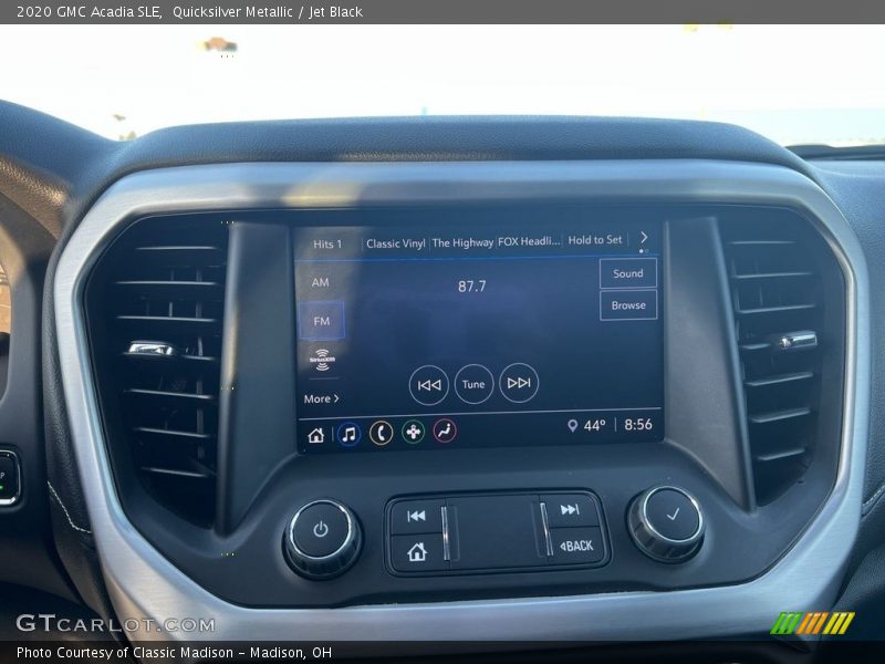 Quicksilver Metallic / Jet Black 2020 GMC Acadia SLE